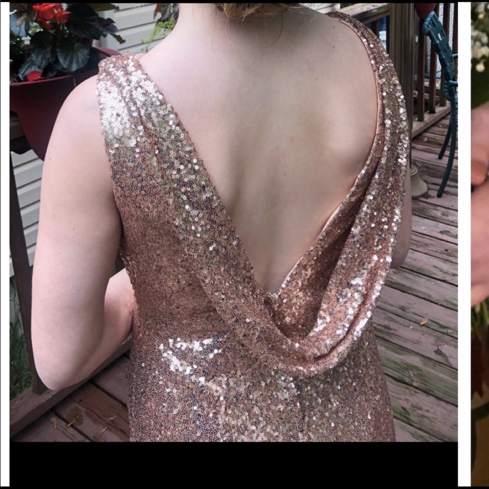 Rose gold dress - Picture 2 of 4